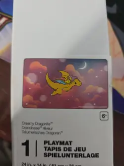 Pokemon Center Exclusive Dreamy Dragonite TCG Playmat NEW IN BOX! - Image 4