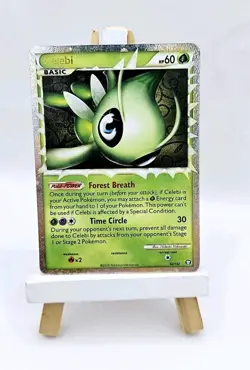 Pokemon TCG Celebi Triumphant 92/102 Prime Rare LP. - Image 1