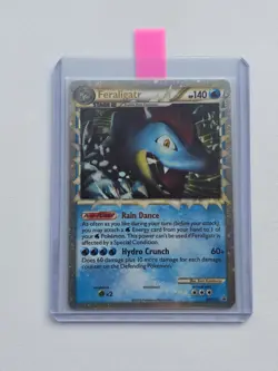 Pokemon TCG Feraligatr HGSS07 Black Star Promo Prime Holo MP. - Image 1