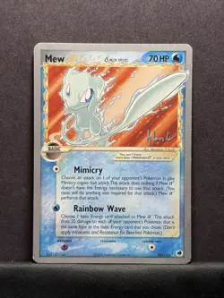 Mew Gold Star #101/101 Non-Holo - Delta Species World Championship Pokemon - Image 1