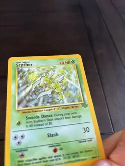 Pokemon TCG Scyther Jungle 10/64 Holo Unlimited Holo Rare - Image 2