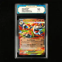 TQG 10 GEM MINT 2025 Pokemon ENG Mega Camerupt ex 022/132 RR - Image 1