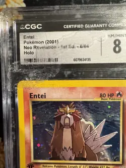 Pokemon TCG Neo Revelation First Edition Legendary Dogs - Image 5