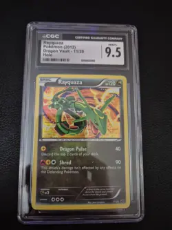 Pokemon 2012 Rayquaza Holo Rare Dragon Vault 11/20 Dragon CGC 9.5 MINT+ 1:44 - Image 1
