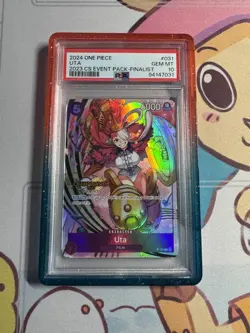 2024 One Piece UTA #031 2023 Championship Event Pack Finalist PSA 10 - Image 1
