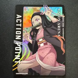 Union Arena TCG Nezuko Kamado KMY-1-AP02 Demon Slayer Action Point-FOIL VERSION - Image 2