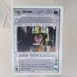 Red Leader ~ Premiere Unlimited (WB) ~ Star Wars CCG Customizeable Card Game - Image 1