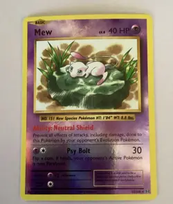 Pokemon TCG Mew 53/108 Holo Basic Psychic Card English 2016 - Image 5