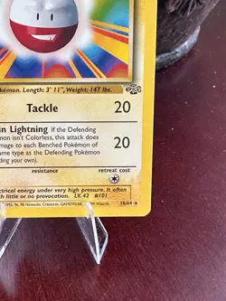 Pokemon TCG Electrode 18/64 Jungle 1st Edition Non-Holo Rare Card - Image 4