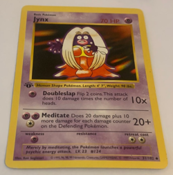 1st Edition Jynx Shadowless 31/102 Base Set Pokemon Card Near Mint or better - Image 5