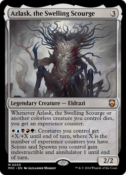 Azlask, the Swelling Scourge 5 NM *FOIL* M3C Modern Horizons 3 Magic MTG - Image 1