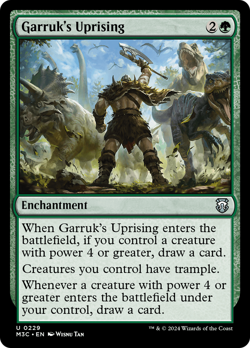 Garruk's Uprising #229 NM Near Mint M3C Modern Horizons 3 Commander Magic MTG - Image 1