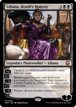 Liliana, Death's Majesty 200 NM M3C Modern Horizons 3 Commander Magic MTG - Image 1