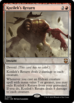 Kozilek's Return #214 NM Near Mint M3C Modern Horizons 3 Commander Magic MTG - Image 1
