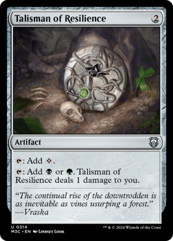 Talisman of Resilience #314 NM M3C Modern Horizons 3 Commander Magic MTG - Image 1