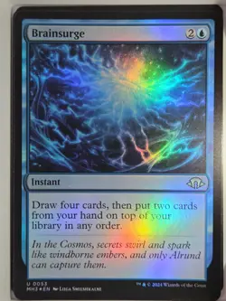 Brainsurge (FOIL) - U53- MTG - Modern Horizons 3 (MH3) - Image 1