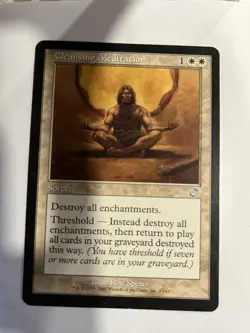 Cleansing Meditation - Torment - Magic the Gathering MTG Nice! - Image 1