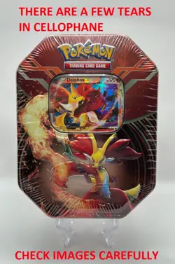 (402851) Pokemon 2014 Delphox EX Kalos Power Collectors Tin - Factory Sealed - Image 2