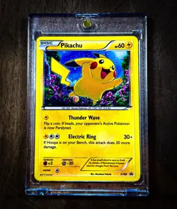 Pokemon TCG Pikachu XY89 Holo Black Star Promo 2015 XY Promo NM - Image 1