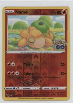 Numel Reverse Foil Pokemon Sword & Shield Pokemon Go #013 - Image 1