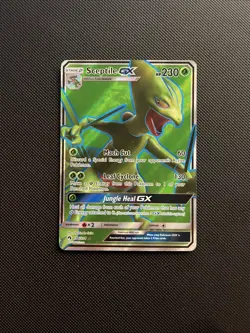 Sceptile GX 196/214 Lost Thunder full art Near Mint Raw Card Pokemon TCG - Image 3
