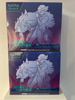 x2 Pokemon Center Scarlet & Violet Journey Together Elite Trainer Box ETB Sealed - Image 1
