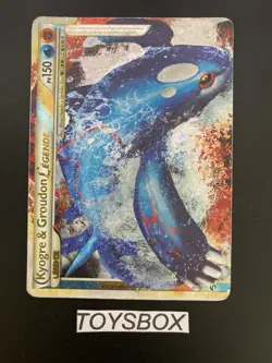Carte Pokemon Kyogre Et Groudon Haut 87/90 / Bloc HGSS Indomptable / Bon Etat FR - Image 2