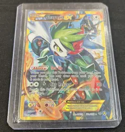 NM Pokemon TCG Shaymin EX 77a/108 Alternate Full Art, Gold XY Roaring Skies MP - Image 2