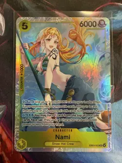 One Piece TCG - Nami ENGLISH EB03-053 HEROINES SR - Near Mint - Image 1