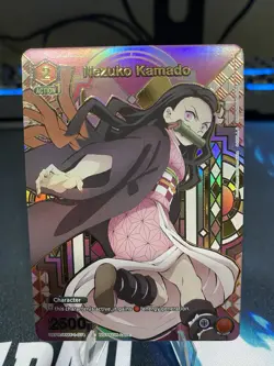Union Arena Nezuko Kamado Rare Battle Participation Promo (GOLD) Demon Slayer - Image 1