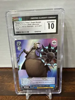 Weiss Schwarz MRd/S111-077 Oogie Boogie R Disney Mirrorverse Cgc 10 Gem mint - Image 1