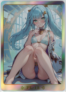 ❤FARUZAN - Goddess Story ANIME WAIFU Card - BUZZED ON SWEETNESS - PL-12 GENSHIN - Image 1