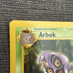 1999 Arbok 31/62 1st Edition Fossil Pokemon Card TCG Vintage WOTC LP - Image 2