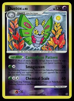 Pokemon Card - Dustox Platinum 25/127 Rare Reverse Holo - Image 1