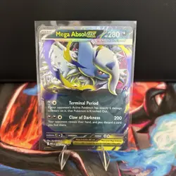 Pokemon Card Mega Absol EX 086/132 Double Rare Mega Evolution Base Set NM - Image 1
