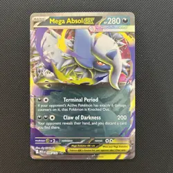 Pokemon Card Mega Absol EX 086/132 Double Rare Mega Evolution Base Set NM - Image 2