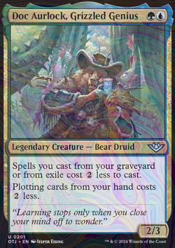 Foil Doc Aurlock, Grizzled Genius - otj - 201 | MTG Card - Image 3