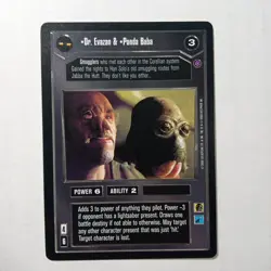 Dr Evazan & Ponds Baba - Reflections Star Wars CCG Customizeable Card Game SWCCG - Image 1