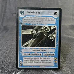 Red Leader In Red 1 - Premium - Star Wars CCG Customizeable Card Game - Image 1