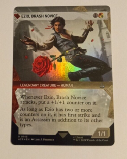 Ezio, Brash Novice Showcase Foil NM/M Assassins Creed MTG Magic the Gathering - Image 1