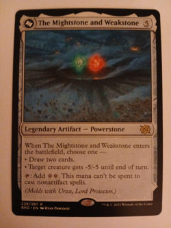The Mightstone and Weakstone NM MTG The Brothers' War Magic the Gathering - Image 1