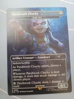 Patchwork Chucky Stuffy Doll #0880 Secret Lair Child's Play SLD MTG Magic NM/LP - Image 1