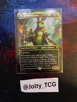 Ms. Bumbleflower (Borderless) Commander: Bloomburrow Foil #3 - Image 1