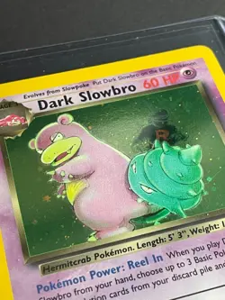 Pokemon '080 DARK Slowbro 12/82 Team Rocket Holo Rare Vintage WOTC 2000 NM - Image 1
