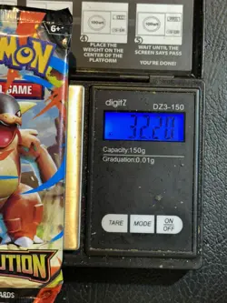 (VERY HEAVY) 32.77g Pokemon TCG Mega Evolution Sleeved Booster Pack SEALED - Image 2