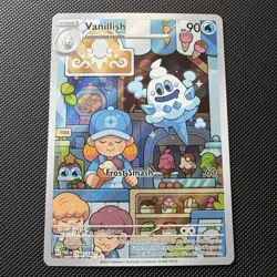 Vanillish 190/182 - Pokemon Paradox Rift Illustration Rare IR Full Art Holo NM - Image 1