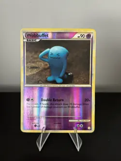 Wobbuffet 13/123 Reverse Holo Rare Pokemon TCG Card Heartgold Soulsilver LP - Image 1