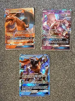 Pokemon Detective Pikachu Jumbo GX Cards Set Charizard Mewtwo Greninja SM195-197 - Image 1