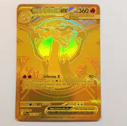 Pokemon TCG Mega Charizard X EX 360 HP Mega Hyper Rare Holo Me02 130/094 - Image 1