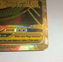 Pokemon TCG Mega Charizard X EX 360 HP Mega Hyper Rare Holo Me02 130/094 - Image 3
